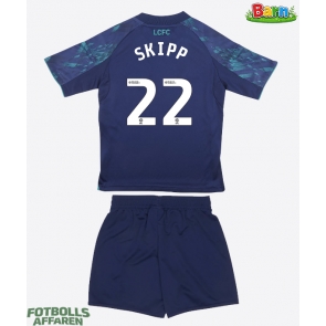 Leicester City Oliver Skipp #22 Bortaställ Barn 2025-26 Kortärmad (+ Korta byxor)